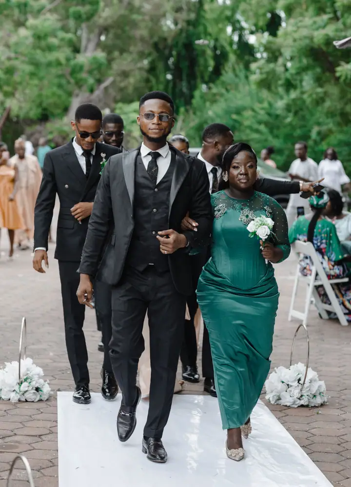 The groom and groomsmen